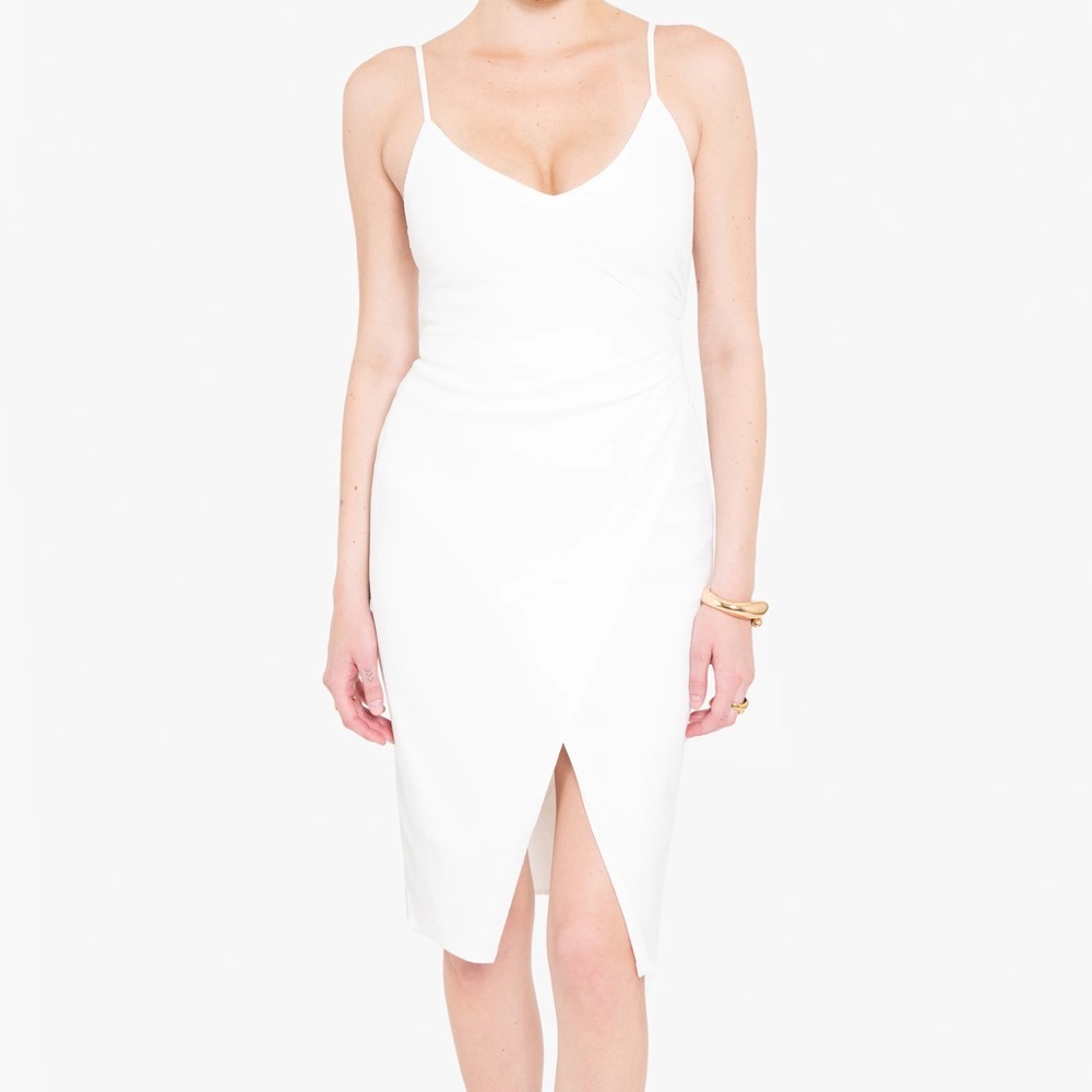 Black Halo Bowery Sheath Dress in White Women’s US Size 8